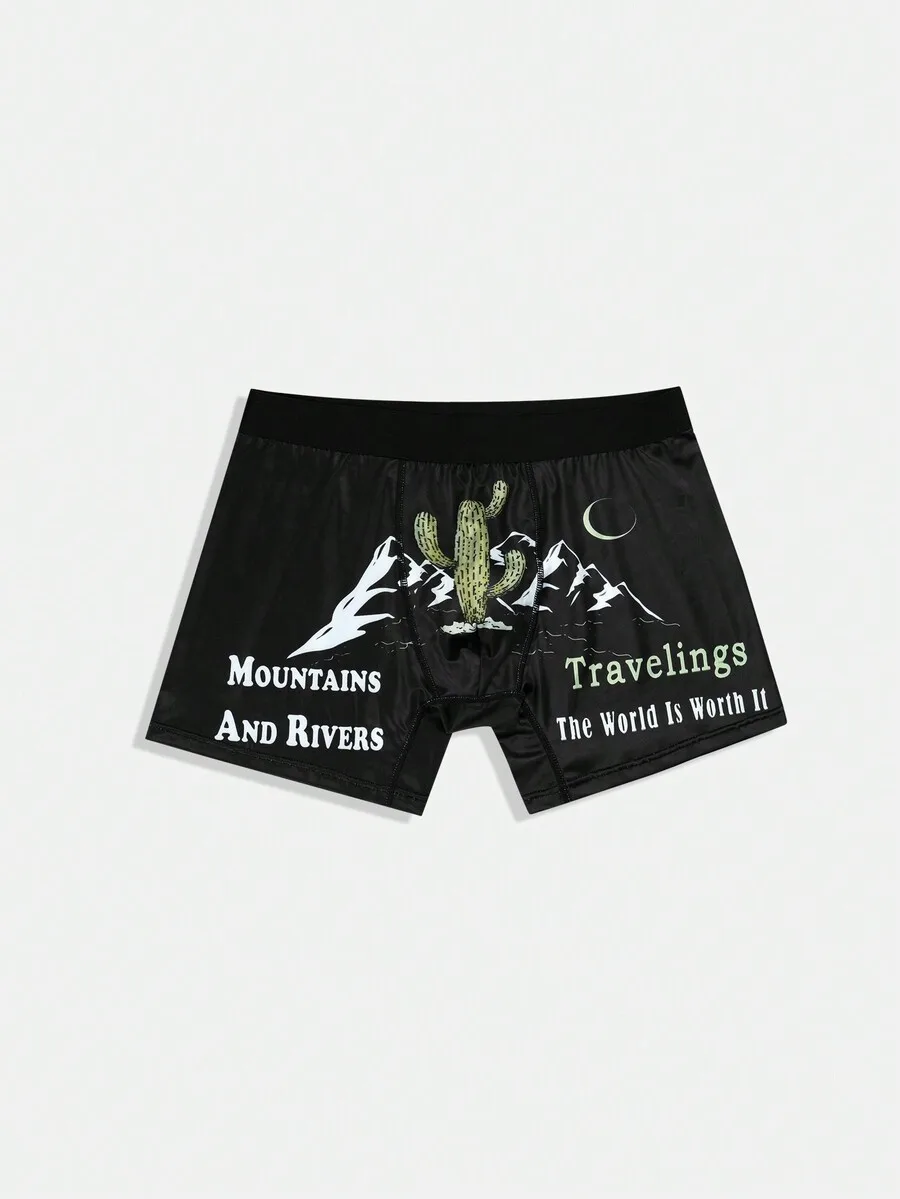 Mens Cactus Mountain Moon Print Boxer Shorts
Mens Cactus Mountain Moon Print Boxer Shorts