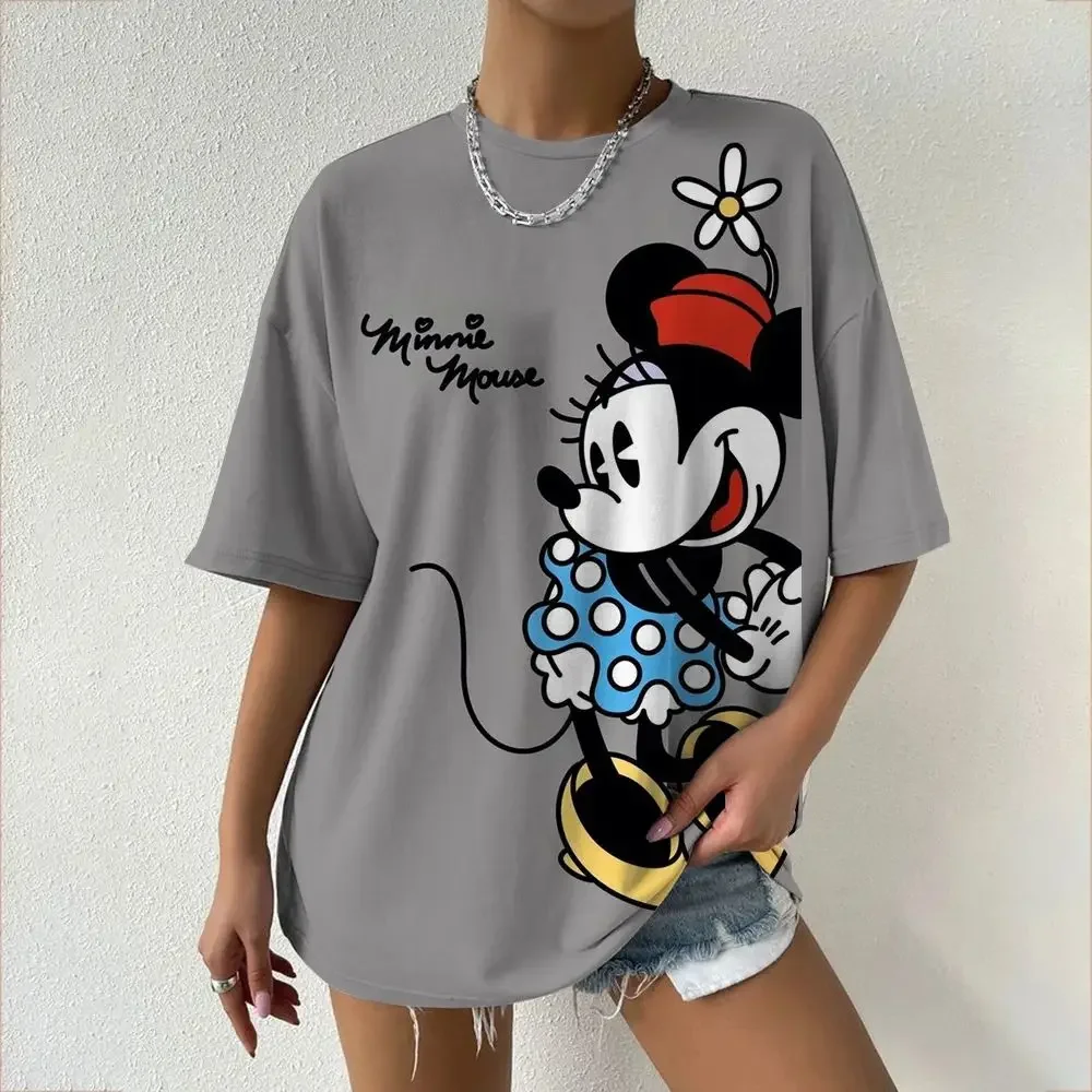 25 New Disney Minnie Love Printed Short Sleeved T-shirt Women's Large Edition Loose Pear Shaped Body Concealing Cute Cartoon Top
25 New Disney Minnie Love Printed Short Sleeved T-shirt Women's Large Edition Loose Pear Shaped Body Concealing Cute Cartoon Top