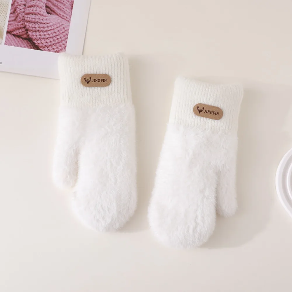 Cute Solid Color Full Finger Mittens Warm Thicken Women Gloves Soft Winter Gloves for Cold Weather
Cute Solid Color Full Finger Mittens Warm Thicken Women Gloves Soft Winter Gloves for Cold Weather