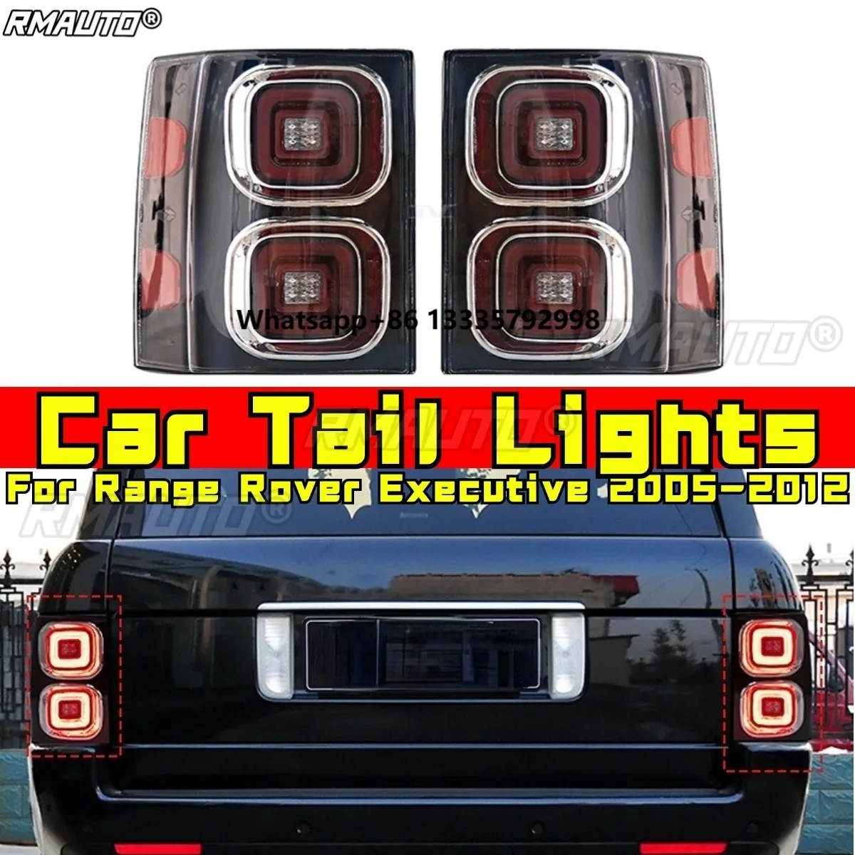 For Range Rover Executive 2005-2012 Car Accessories Car Tail Lights Outer LED Tail Light Assembly Rear Brake Lamp Body Kit
For Range Rover Executive 2005-2012 Car Accessories Car Tail Lights Outer LED Tail Light Assembly Rear Brake Lamp Body Kit