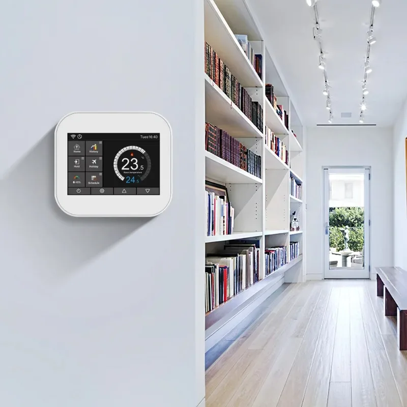 Smart WiFi FCU Thermostat 2/4 Pipe Programmable Central Air Conditioner Heating Cooling Temperature Controller For Fan Coil Unit
