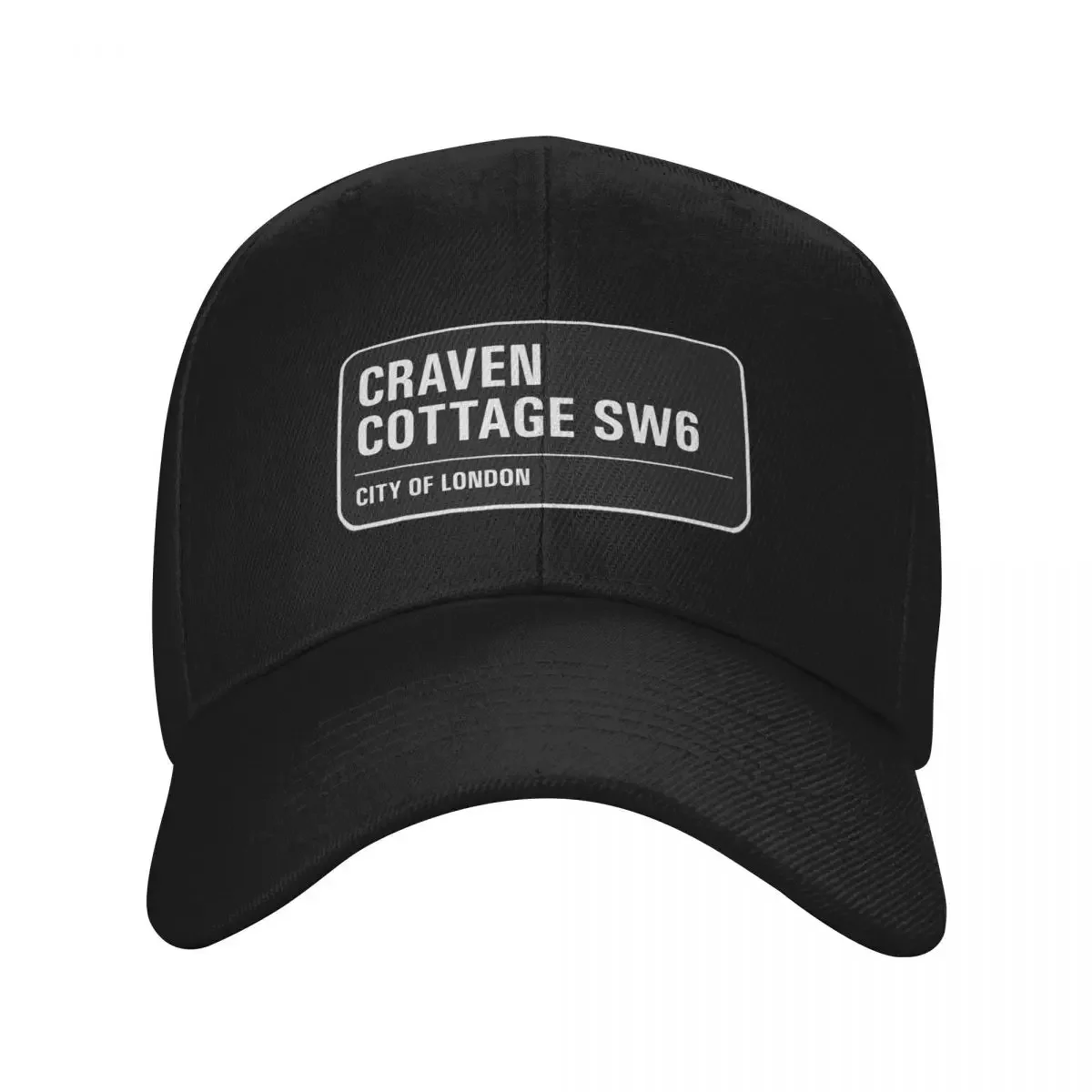 Fulham - Craven Cottage Street Sign Baseball Cap Dropshipping Luxury Brand hats for men Sun Cap Men Golf Wear Women's
Fulham - Craven Cottage Street Sign Baseball Cap Dropshipping Luxury Brand hats for men Sun Cap Men Golf Wear Women's