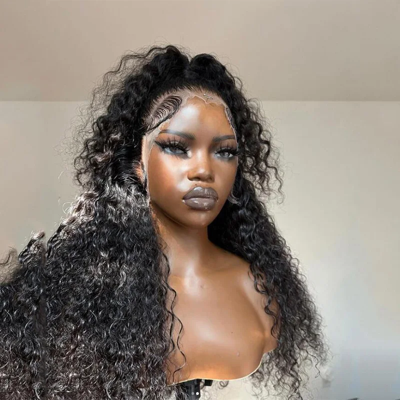 Soft Long Glueless 26'' 180Density Natural Black Kinky Curly Lace Front Wig For Women BabyHair Preplucked Heat Resistant
Soft Long Glueless 26'' 180Density Natural Black Kinky Curly Lace Front Wig For Women BabyHair Preplucked Heat Resistant