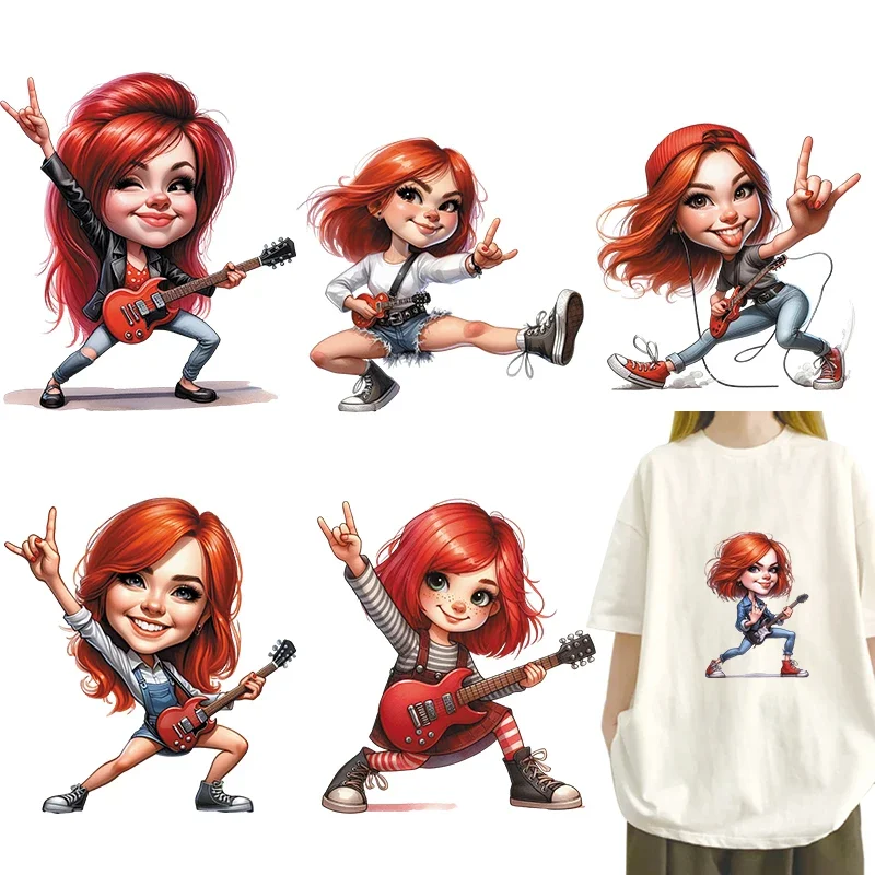 Heat Transfer Printing Cartoon Funny Pok Rock Cool Girl Iron on dtf ready to press Heat Transfer On Clothes Iron On Patch
Heat Transfer Printing Cartoon Funny Pok Rock Cool Girl Iron on dtf ready to press Heat Transfer On Clothes Iron On Patch