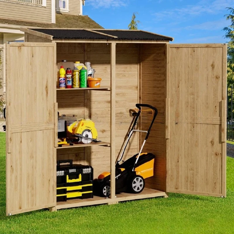 Outdoor garden utility cabinet, courtyard, balcony, storage cabinet, rain and sun protection, gardening tool room, large storage
Outdoor garden utility cabinet, courtyard, balcony, storage cabinet, rain and sun protection, gardening tool room, large storage