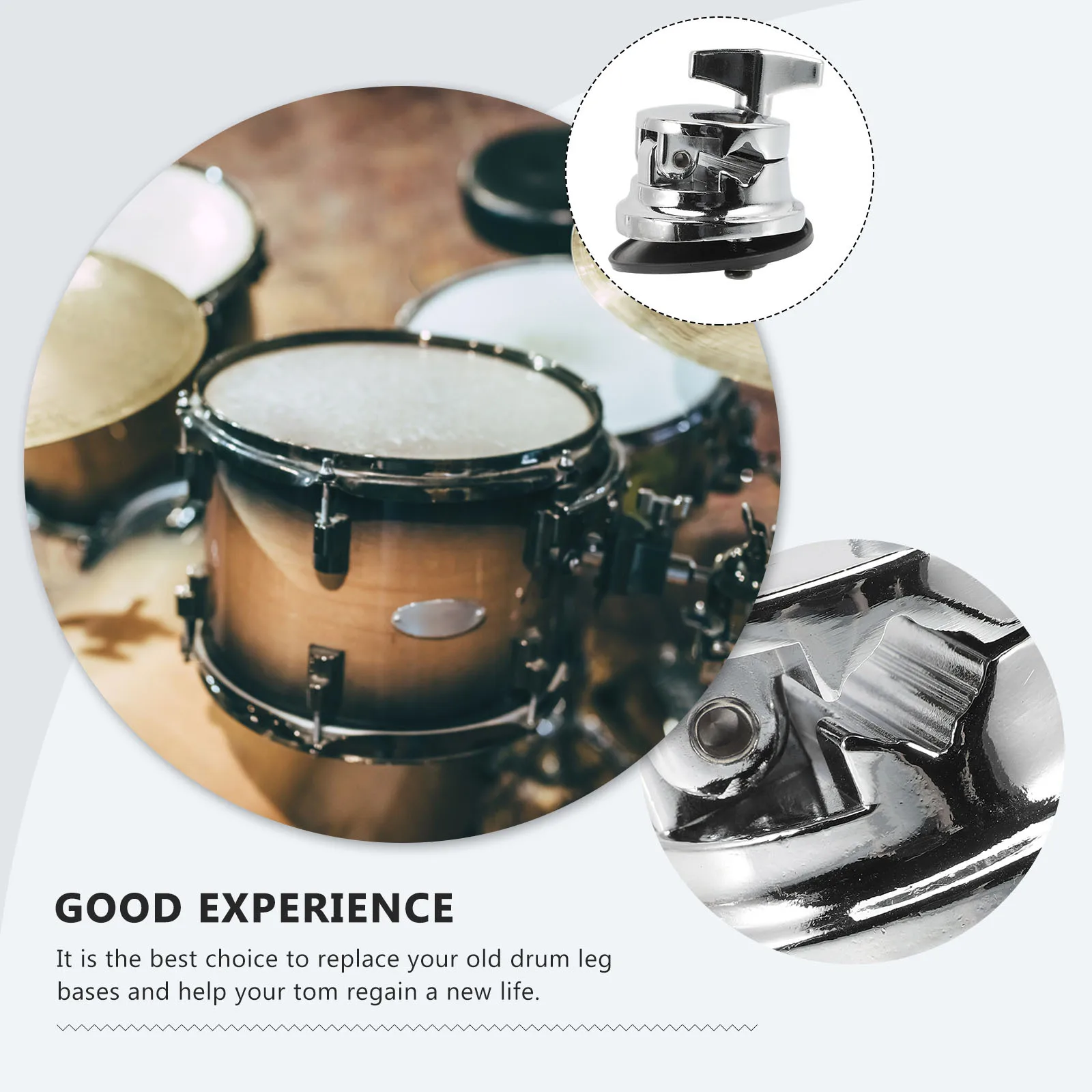 Durable Zinc Alloy Tom Base Replacement Compact Drum Leg Set for Percussion Instruments Fits Most Drum Kits Space Saving Design
Durable Zinc Alloy Tom Base Replacement Compact Drum Leg Set for Percussion Instruments Fits Most Drum Kits Space Saving Design