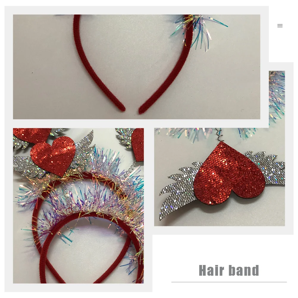 Heart Headbands Adults Valentine Headpiece Love Wing Design Party Supplies Festival Hair Bands Women Headdress Gift
Heart Headbands Adults Valentine Headpiece Love Wing Design Party Supplies Festival Hair Bands Women Headdress Gift