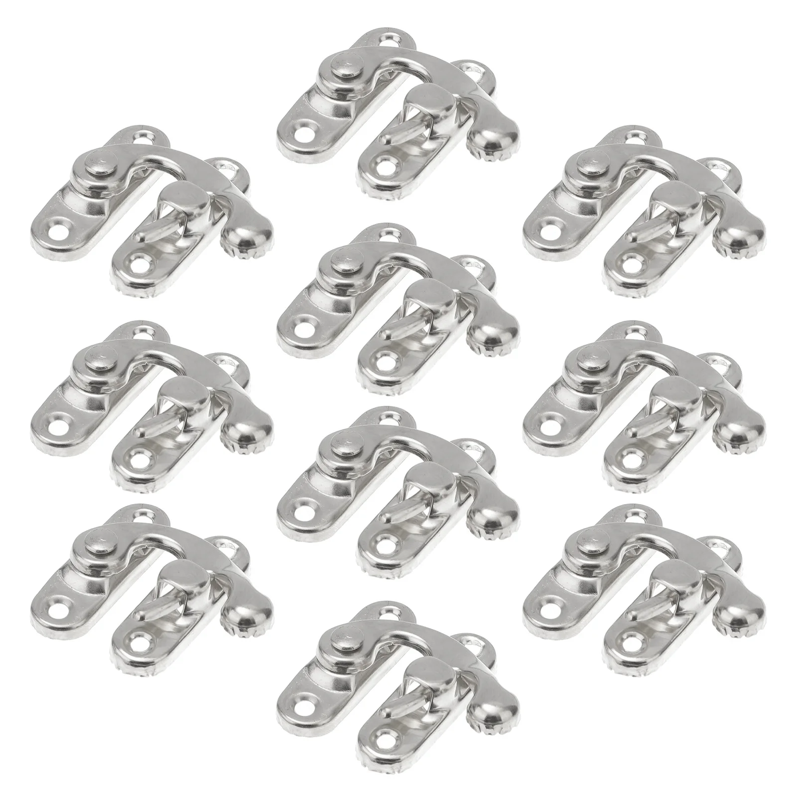 10pcs Iron Latch Hook For Wooden Box Jewelry Cabinet Toolbox Durable Rustproof Box Hasp Hardware Screw Fixing Type 
10pcs Iron Latch Hook For Wooden Box Jewelry Cabinet Toolbox Durable Rustproof Box Hasp Hardware Screw Fixing Type