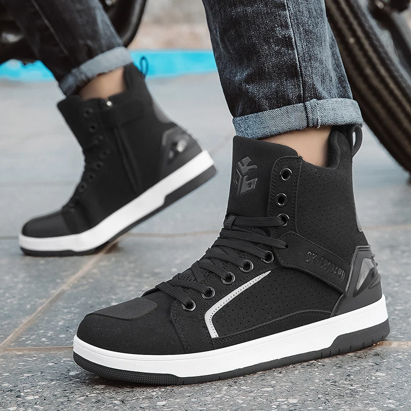 2026 New Men's Motorcycle Shoes Fashion Breathable Men Motorcycle Boots Road Racing Motos Protective Boot TPU Anti-fall Shoes
2026 New Men's Motorcycle Shoes Fashion Breathable Men Motorcycle Boots Road Racing Motos Protective Boot TPU Anti-fall Shoes