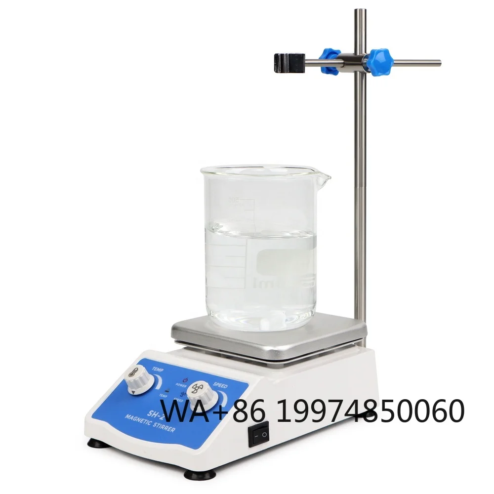 Industry Laboratory Heating Magnetic Stirrer With Hot Plate Adjustable Knob 1600RPM Magnetic Mixer With Support Stand
Industry Laboratory Heating Magnetic Stirrer With Hot Plate Adjustable Knob 1600RPM Magnetic Mixer With Support Stand