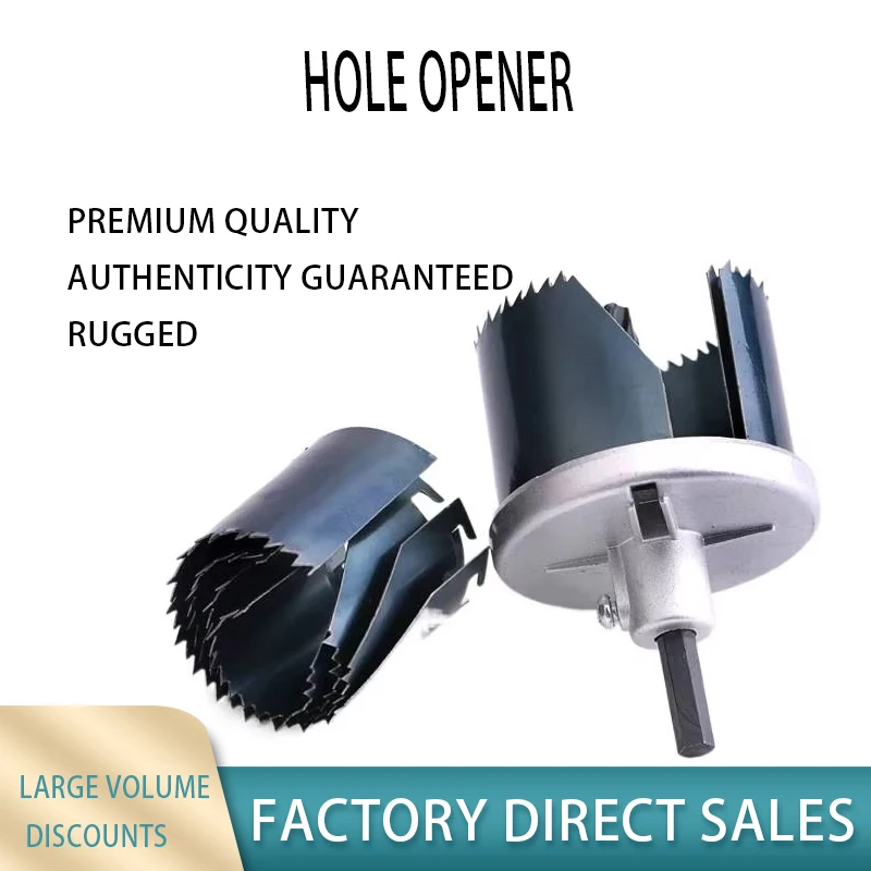 Woodworking Hole Saws Round Multifunctional Detachable Drill Bit Thick Ceiling Gypsum Board Reamer Insert Type Hole Opener
Woodworking Hole Saws Round Multifunctional Detachable Drill Bit Thick Ceiling Gypsum Board Reamer Insert Type Hole Opener