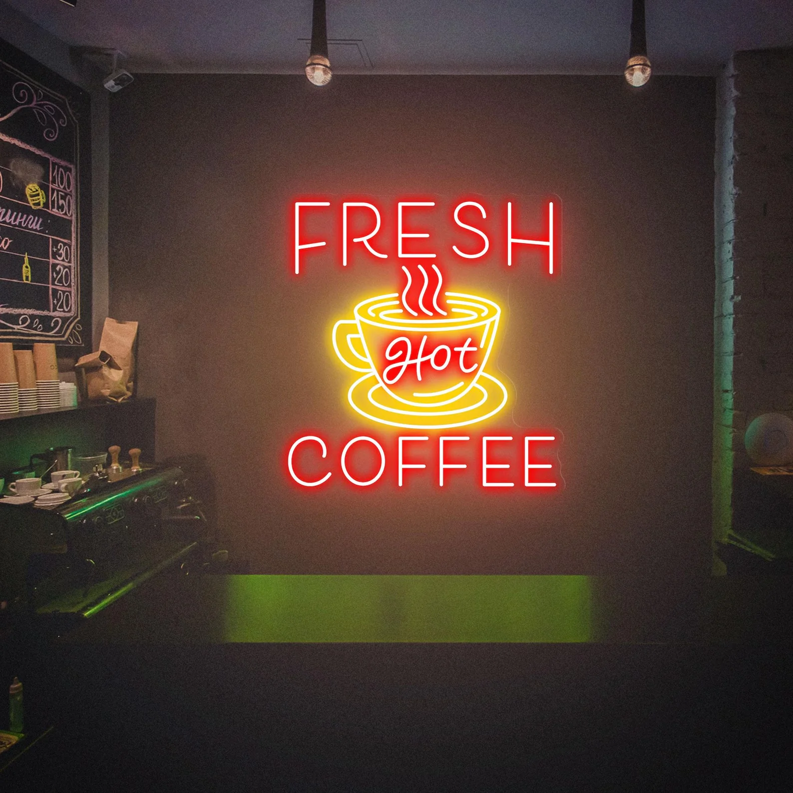Fresh Hot Coffee Neon Sign, Custom Business Logo Decor, Neon Sign Wall Decor, Aesthetic Room Decor, Personalized Gifts
Fresh Hot Coffee Neon Sign, Custom Business Logo Decor, Neon Sign Wall Decor, Aesthetic Room Decor, Personalized Gifts