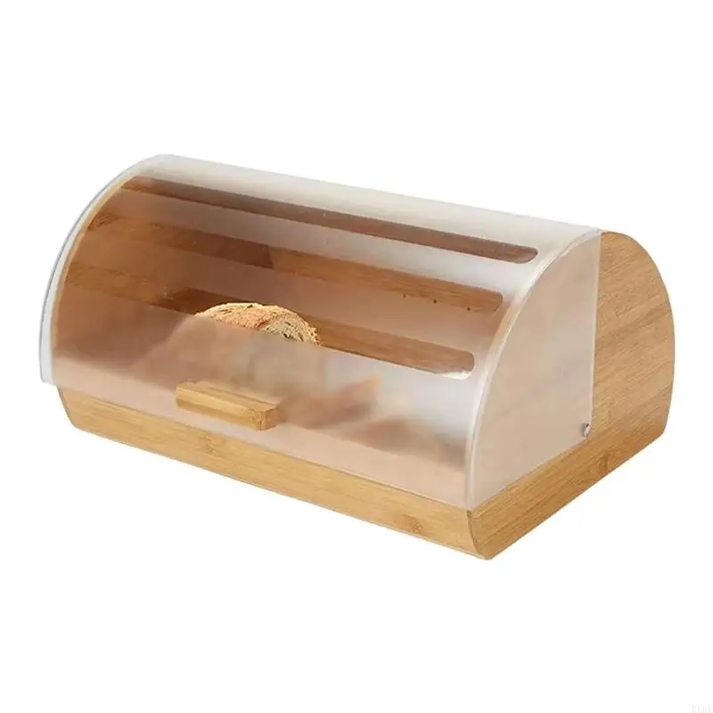 Natural Bamboos Bread Organizers Box With Clear Lid For Freshness And Easy Viewing Perfect For Kitchen Counter Storage KXRE
Natural Bamboos Bread Organizers Box With Clear Lid For Freshness And Easy Viewing Perfect For Kitchen Counter Storage KXRE