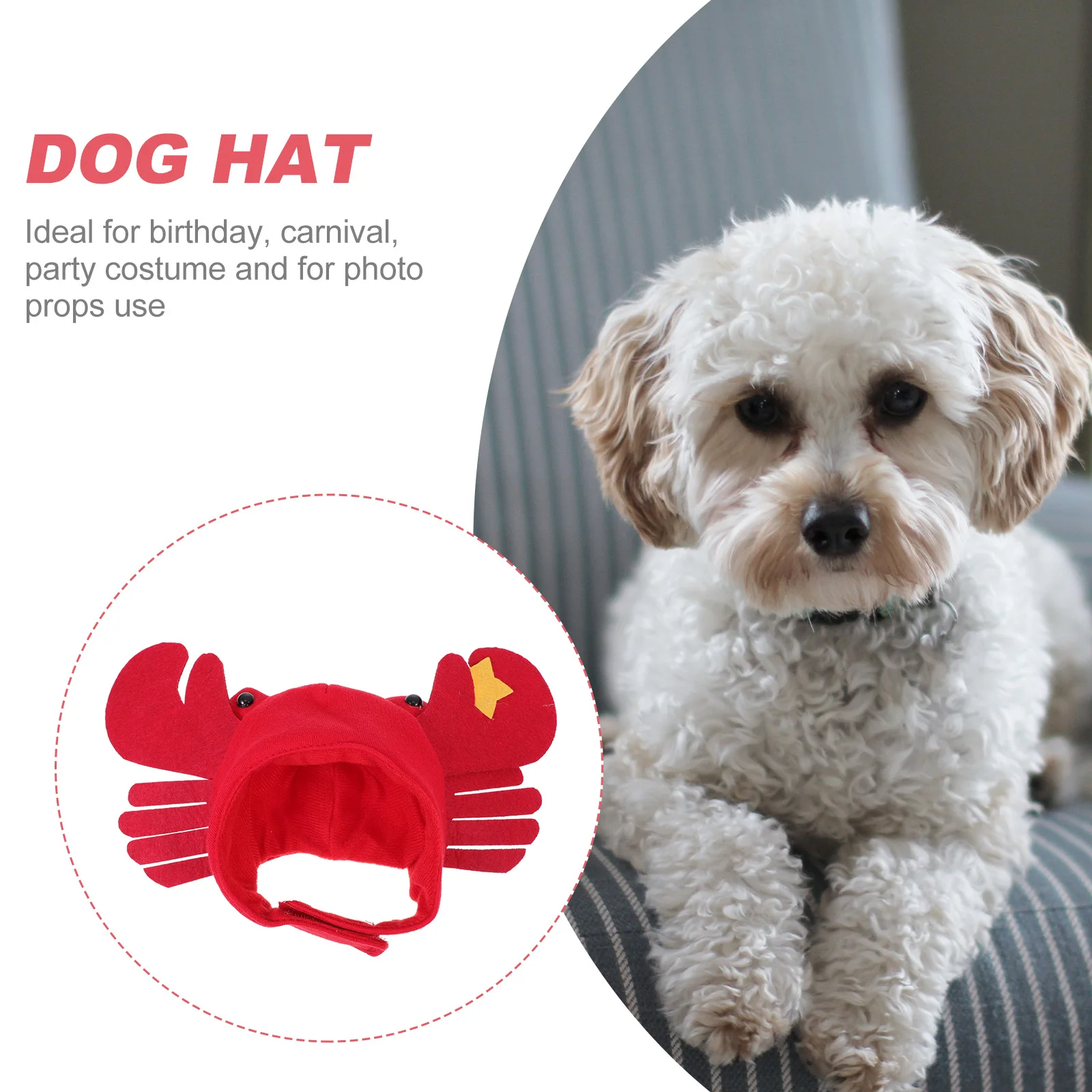 Pet Hat Adorable Dog Headdress Costume Accessories Crab Cosplay Headwear Cap Cat Party Warm Winter Pet Headpiece 
Pet Hat Adorable Dog Headdress Costume Accessories Crab Cosplay Headwear Cap Cat Party Warm Winter Pet Headpiece