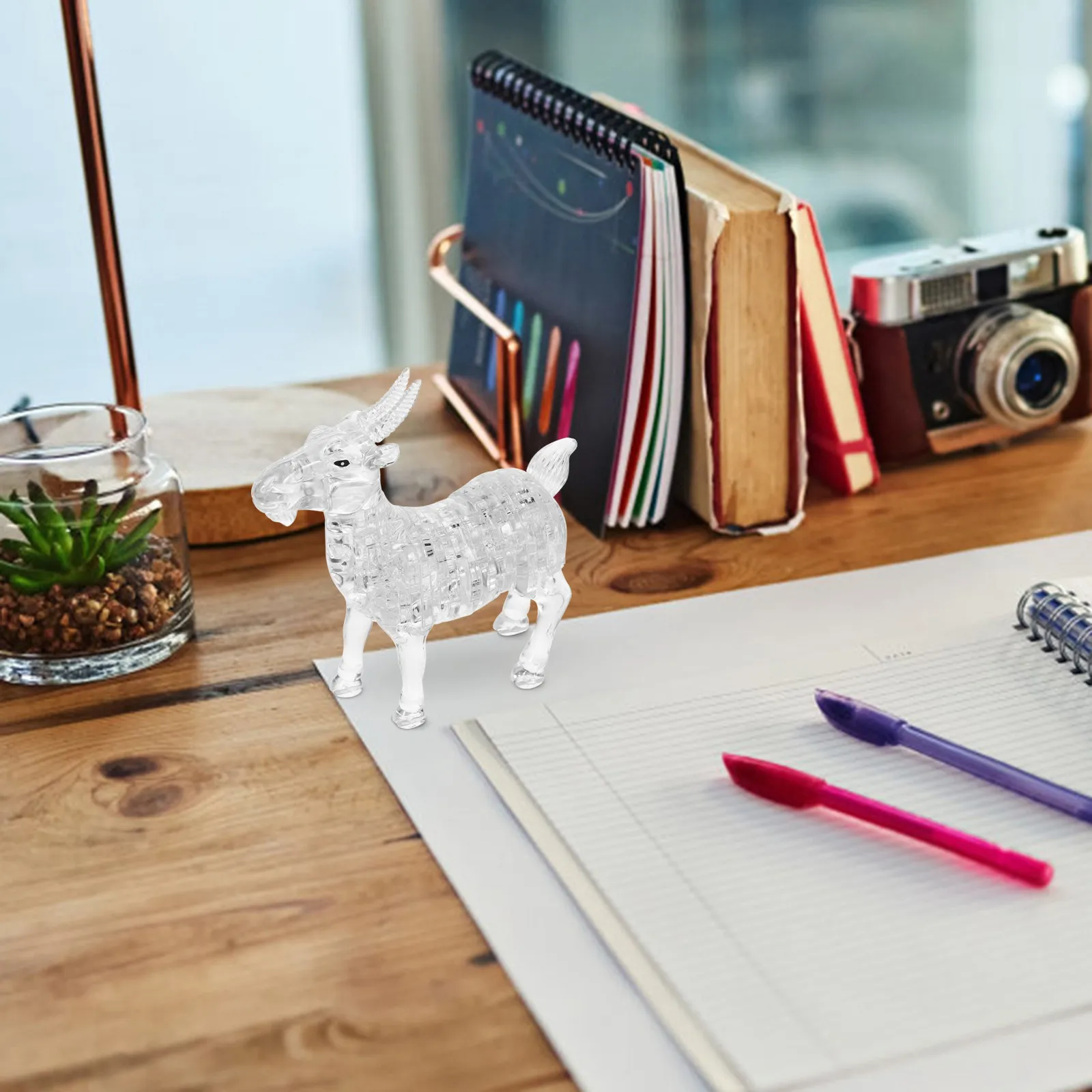 1Pcs Delicate Crystal Glass Goat Ornament for Home Office Desk Decoration Creative Birthday Gift Wine Cabinet Decor Crystal
1Pcs Delicate Crystal Glass Goat Ornament for Home Office Desk Decoration Creative Birthday Gift Wine Cabinet Decor Crystal