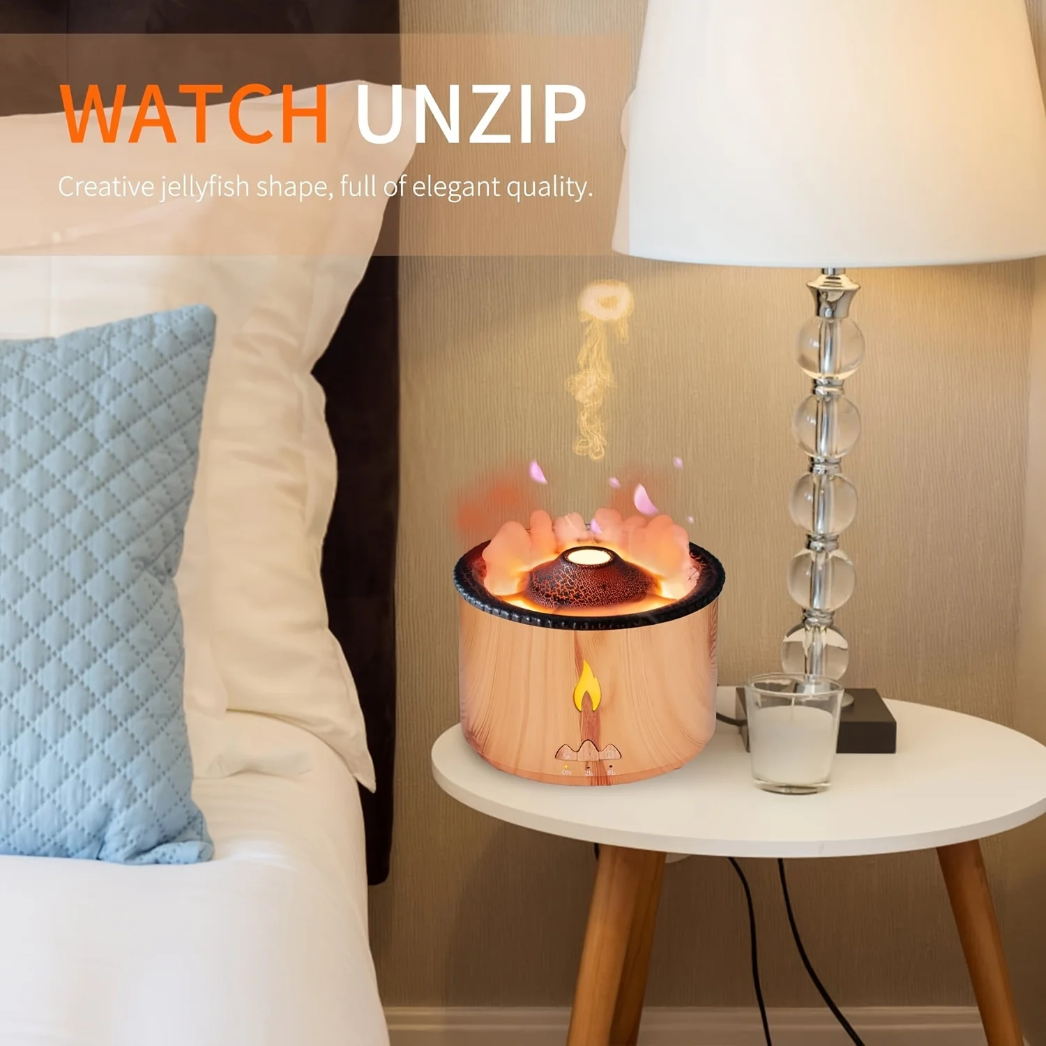 Volcano Essential Diffuser and Humidifier with 2 Mist Modes, Timer, Waterless Auto-Off - Aromatherapy for Home Office, 12.17oz,
Volcano Essential Diffuser and Humidifier with 2 Mist Modes, Timer, Waterless Auto-Off - Aromatherapy for Home Office, 12.17oz,