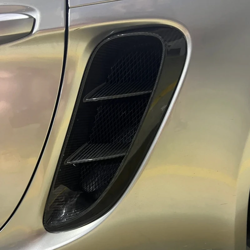 Wet Carbon Fiber Side Air Vents Cover For For Porsche 718 Boxster Cayman 2016-up Side Air Intake Fender Trims
Wet Carbon Fiber Side Air Vents Cover For For Porsche 718 Boxster Cayman 2016-up Side Air Intake Fender Trims
