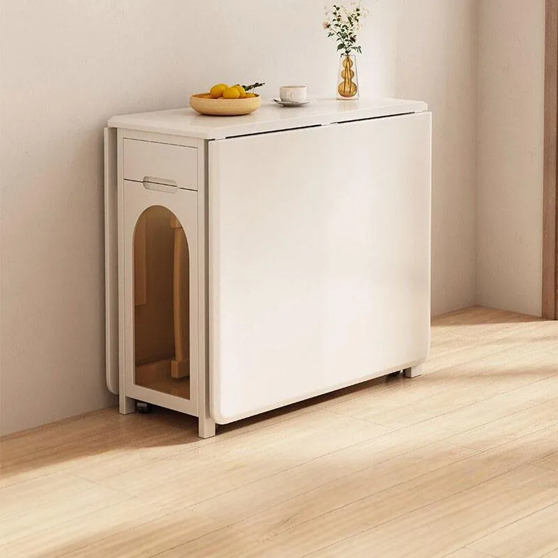 Cream wind solid wood dining table modern simple small apartment foldable mobile telescopic multi-functional storage dining tabl
Cream wind solid wood dining table modern simple small apartment foldable mobile telescopic multi-functional storage dining tabl