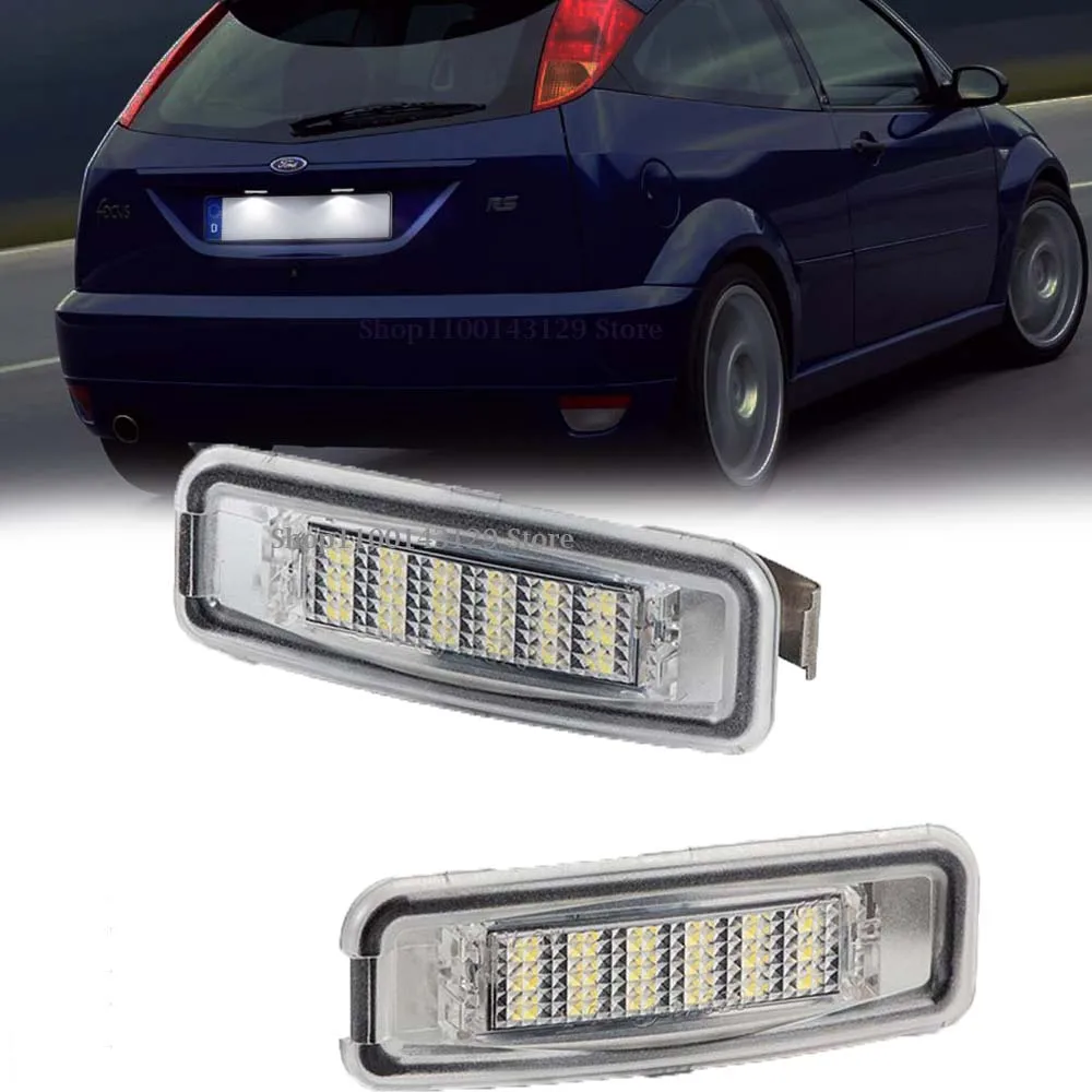 2 шт. светодиодные лампы освещения номерного знака для Ford Focus MK1, все модели 1998-2005, белые автомобильные аксессуары Canbus OEM # 1066481
2 шт. светодиодные лампы освещения номерного знака для Ford Focus MK1, все модели 1998-2005, белые автомобильные аксессуары Canbus OEM # 1066481