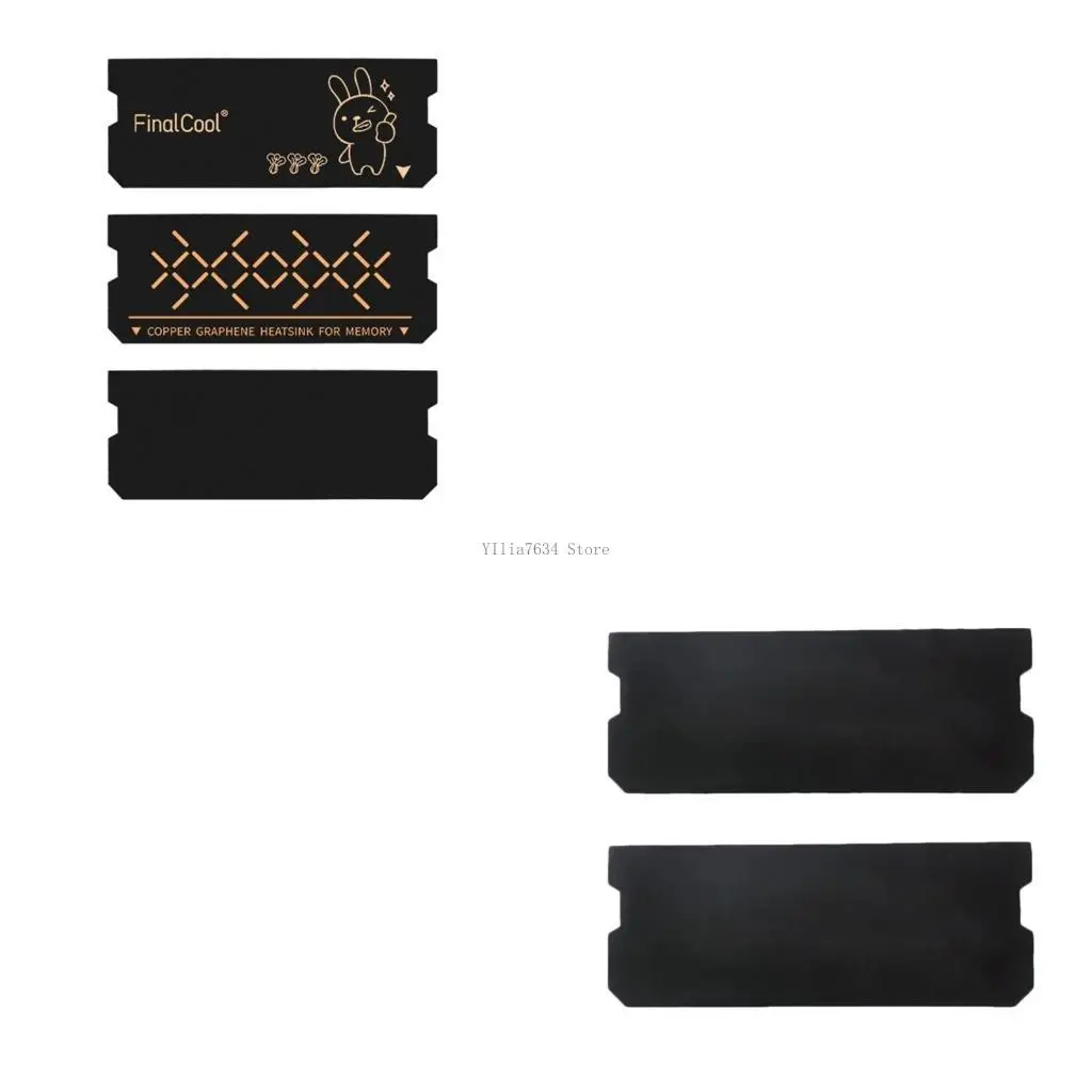 Pack of 2 Memory Cooling Heatsink Coated Copper Fast Heatsink for DDR5
Pack of 2 Memory Cooling Heatsink Coated Copper Fast Heatsink for DDR5