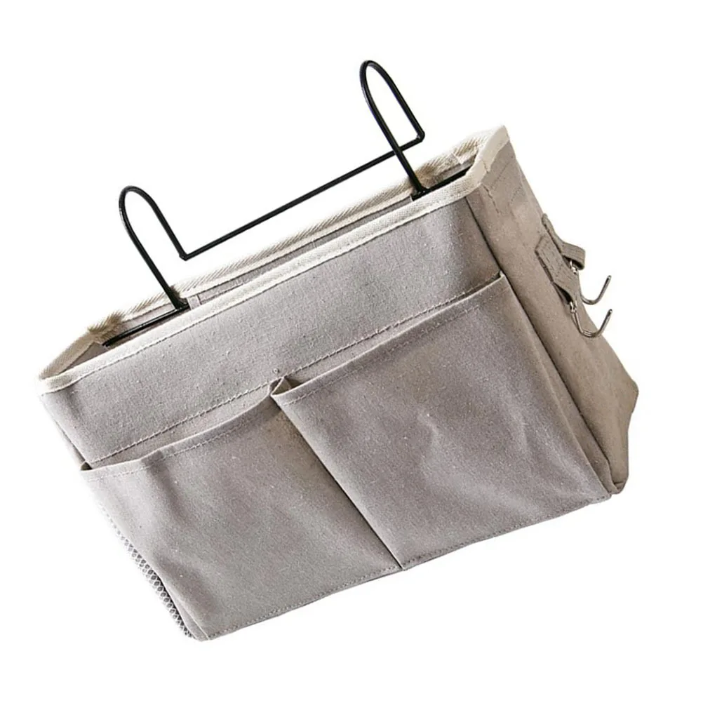 Bedside Hanging Storage Bag Grey Multifunction Dorm Organizer Book Phone Holder Sundries Pouch Storage Organizer
Bedside Hanging Storage Bag Grey Multifunction Dorm Organizer Book Phone Holder Sundries Pouch Storage Organizer