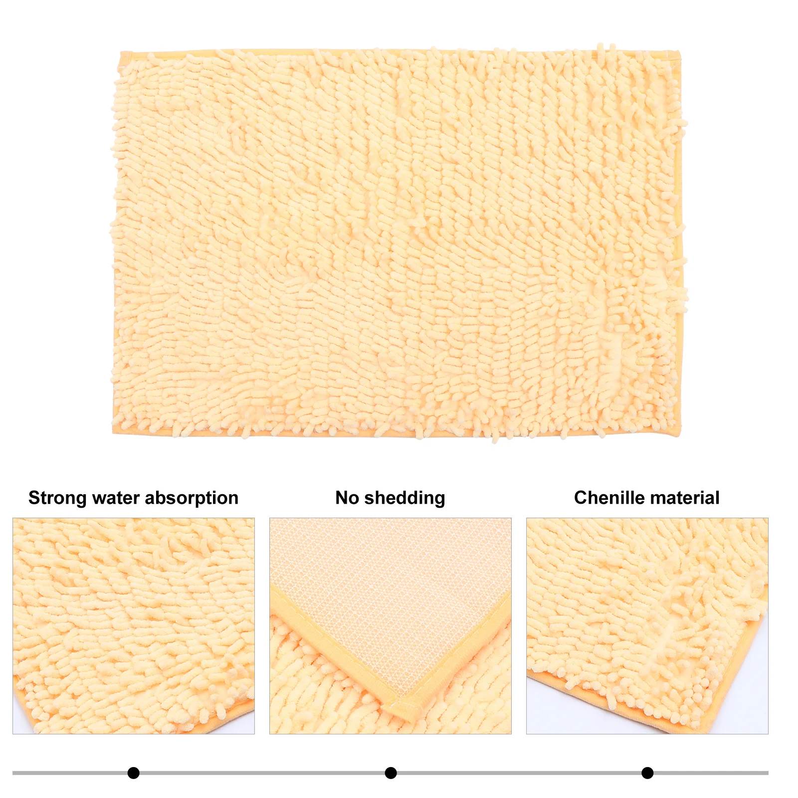 Chenille Area Color Soft Non-Skid Indoor Floor Mat for Living Room Bedroom Entryway Decor, Easy Clean Washable Doormat
Chenille Area Color Soft Non-Skid Indoor Floor Mat for Living Room Bedroom Entryway Decor, Easy Clean Washable Doormat