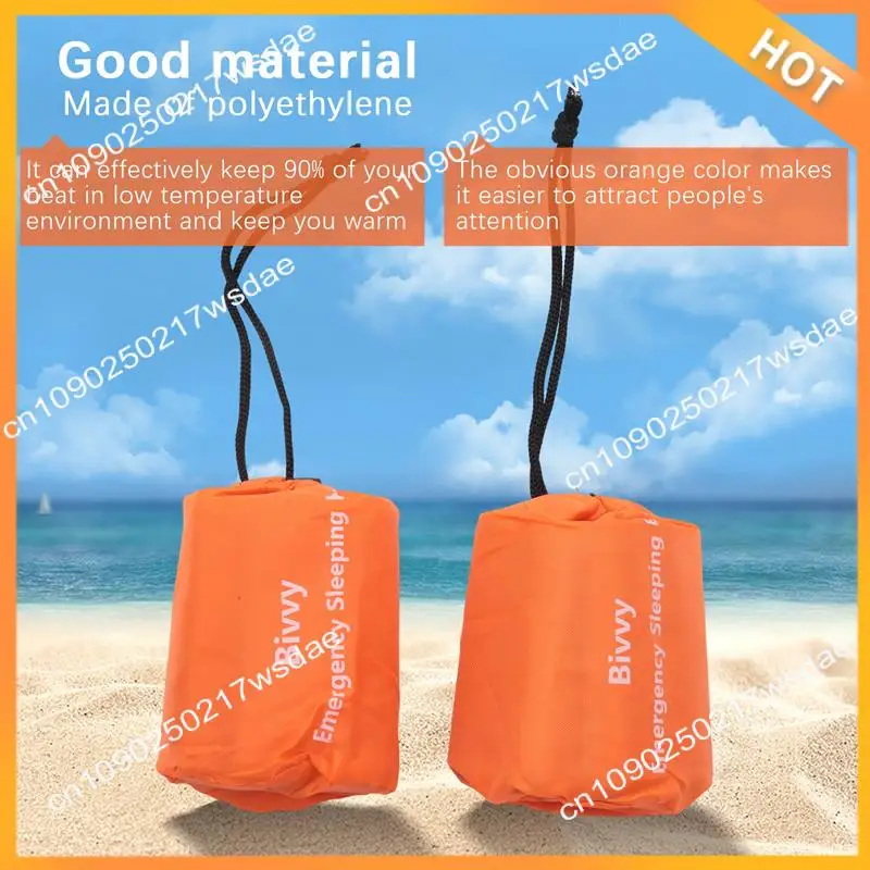 X08A 2-Pack Emergency Sleeping Bag Thermal Waterproof Survival Blanket For Outdoor Camping Hiking
X08A 2-Pack Emergency Sleeping Bag Thermal Waterproof Survival Blanket For Outdoor Camping Hiking