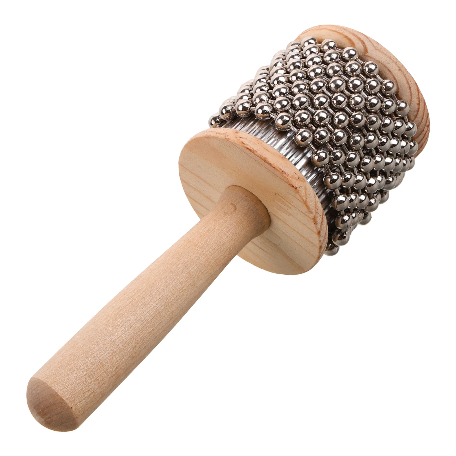 Cabasa Handheld Wooden Percussion Instrument Portable Noise Maker For Durable Metal Music Plaything
Cabasa Handheld Wooden Percussion Instrument Portable Noise Maker For Durable Metal Music Plaything