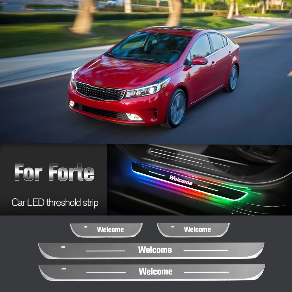 Car Door Sill Light For Kia Forte 2014-2018 2015 2016 2017 Customized Logo LED Welcome Threshold Pedal Lamp Accessories
Car Door Sill Light For Kia Forte 2014-2018 2015 2016 2017 Customized Logo LED Welcome Threshold Pedal Lamp Accessories