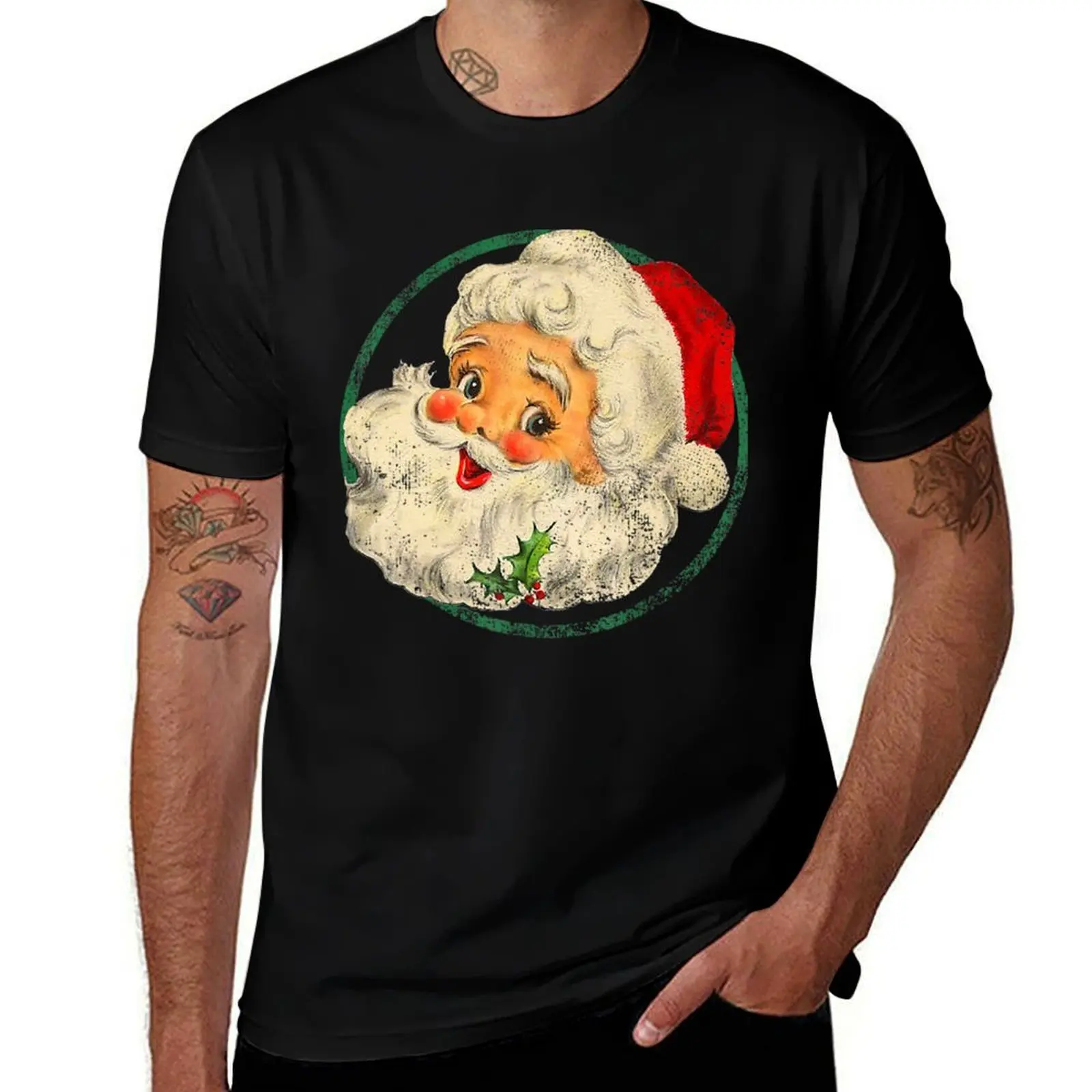 Vintage Christmas Santa Claus Face Old Fashioned T-Shirt valentines clothes anime clothes baggy shirts men graphic t shirts
Vintage Christmas Santa Claus Face Old Fashioned T-Shirt valentines clothes anime clothes baggy shirts men graphic t shirts