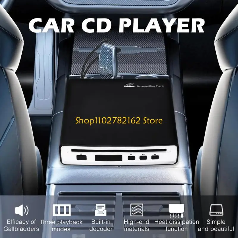 547B External Car DVD Player Drive Disc Box with USBPort Multimedia Support Universal
547B External Car DVD Player Drive Disc Box with USBPort Multimedia Support Universal