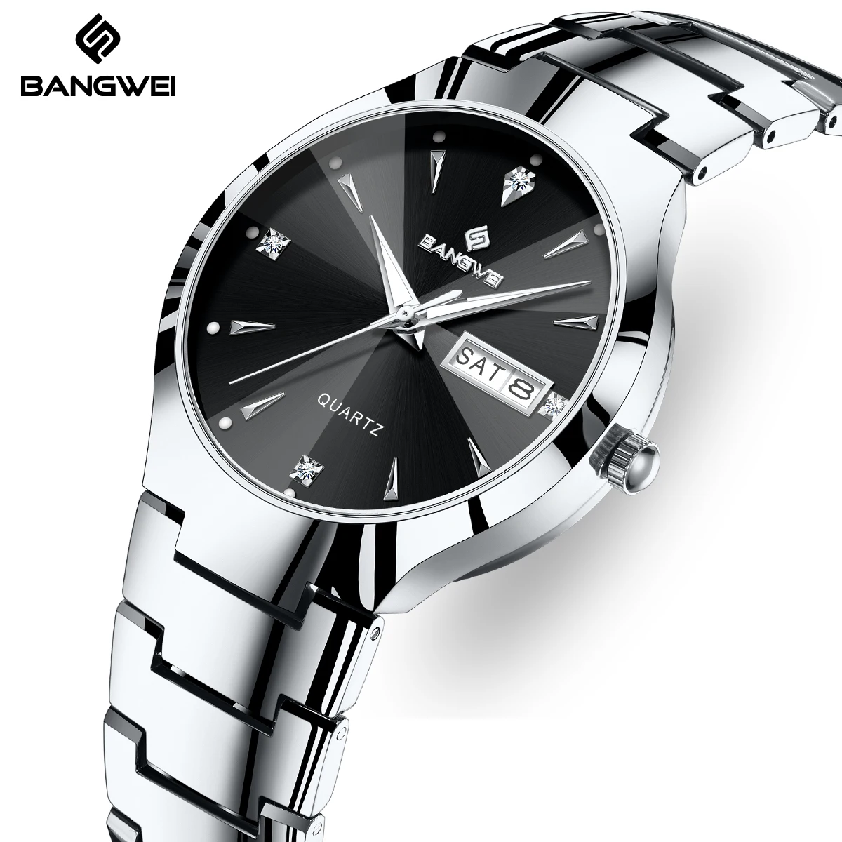 BANGWEI Women's wristwatch Elegant Dual Calendar Waterproof Watch women Fashion vintage Casual gifts for women reloj de mujer
BANGWEI Women's wristwatch Elegant Dual Calendar Waterproof Watch women Fashion vintage Casual gifts for women reloj de mujer
