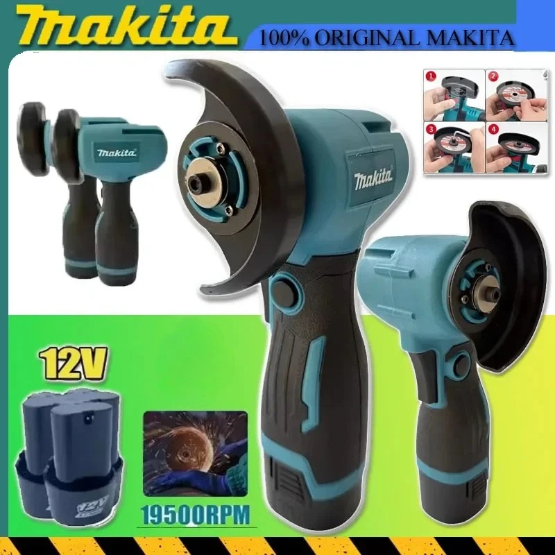 Makita 12V Cordless Miniature Rechargeable Mini Angle Grinder with Battery Cutting Blade Polishing Grinder for Cutting Diamond
Makita 12V Cordless Miniature Rechargeable Mini Angle Grinder with Battery Cutting Blade Polishing Grinder for Cutting Diamond
