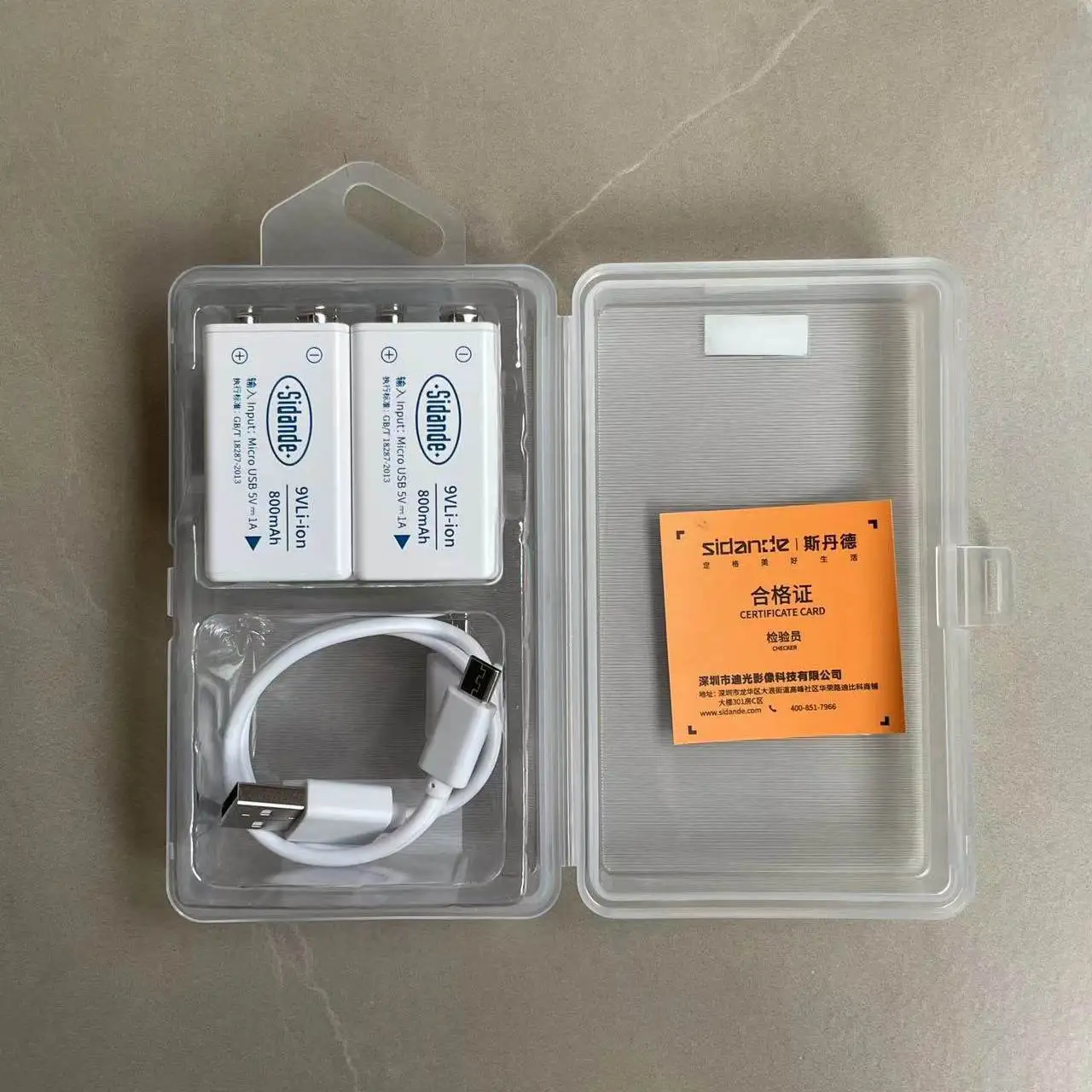 Suitable for Sidande 9V 800mAh, rechargeable lithium battery USB charging starts at 10 sets
Suitable for Sidande 9V 800mAh, rechargeable lithium battery USB charging starts at 10 sets