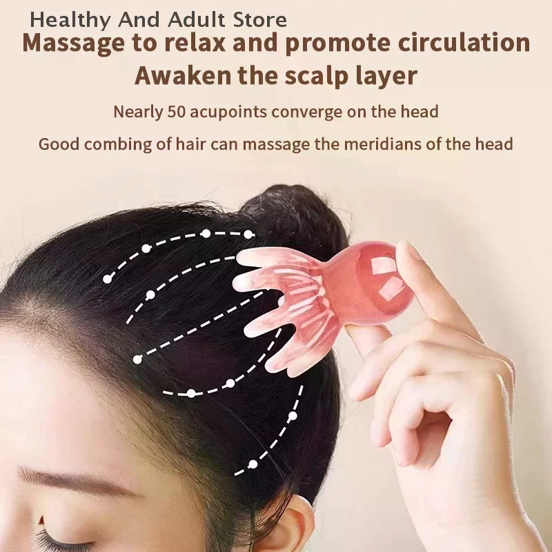 Resin Octopus Shaped Head Meridian Acupoint Massage Comb Wide Tooth Scalp Comb Back Neck And Back Manual Deep Massage Tools
Resin Octopus Shaped Head Meridian Acupoint Massage Comb Wide Tooth Scalp Comb Back Neck And Back Manual Deep Massage Tools