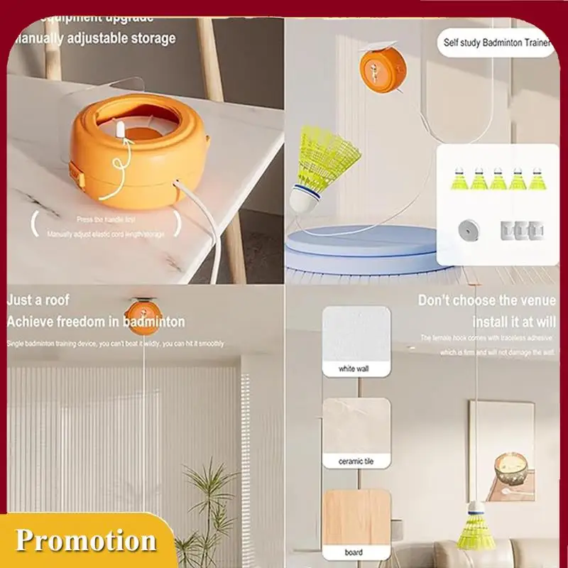 Hot!Badminton Training Tool, Badminton Rebound Trainer Elastic Badminton Trainer Set Portable Badminton Training Device Durable
Hot!Badminton Training Tool, Badminton Rebound Trainer Elastic Badminton Trainer Set Portable Badminton Training Device Durable