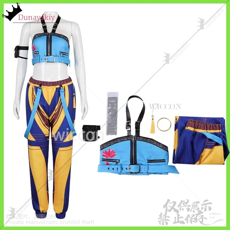 Zoey Kpop Girl Group Cosplay Anime Movie Demon Singing Costume Jirai Kei Girls Punk Y2K Halter Backless Top Halloween Party Cos
Zoey Kpop Girl Group Cosplay Anime Movie Demon Singing Costume Jirai Kei Girls Punk Y2K Halter Backless Top Halloween Party Cos