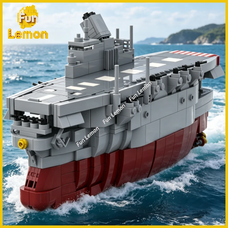Naval Vessel Building Blocks Mini Shinano Aircraft Carrier Desktop Collectible Display Model
Naval Vessel Building Blocks Mini Shinano Aircraft Carrier Desktop Collectible Display Model