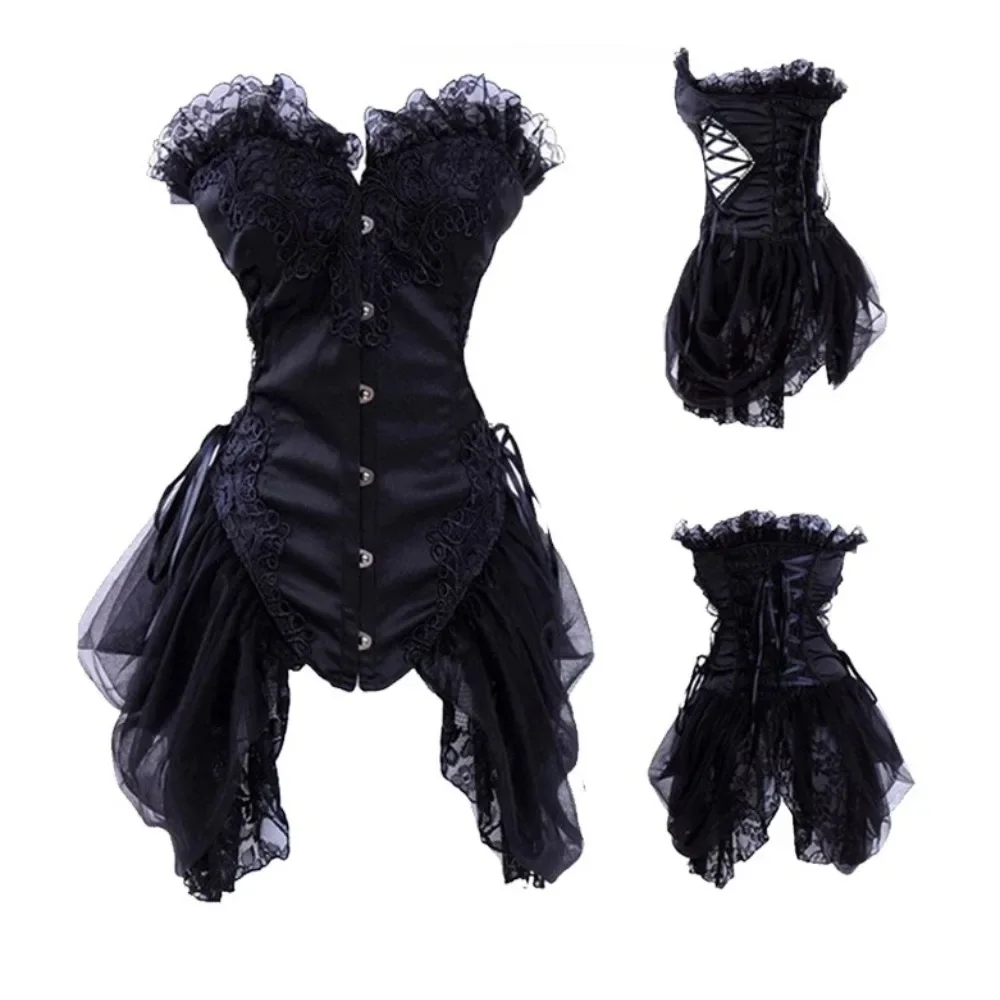 Винтажный кружевной сетчатый корсет под грудью в стиле стимпанк - сексуальный корсет на груди для готических дам, элегантный тренажер для талии в стиле бурлеск
Винтажный кружевной сетчатый корсет под грудью в стиле стимпанк - сексуальный корсет на груди для готических дам, элегантный тренажер для талии в стиле бурлеск
