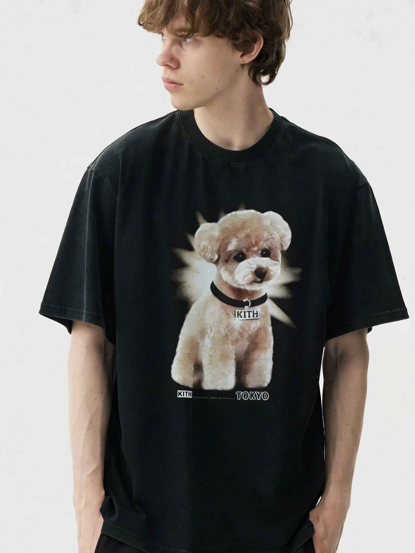 KITH Tokyo Limited Edition T-Shirt Vintage Washed Pure Cotton Casual Short Sleeve Print for Men And Women Dog Print Tee
KITH Tokyo Limited Edition T-Shirt Vintage Washed Pure Cotton Casual Short Sleeve Print for Men And Women Dog Print Tee