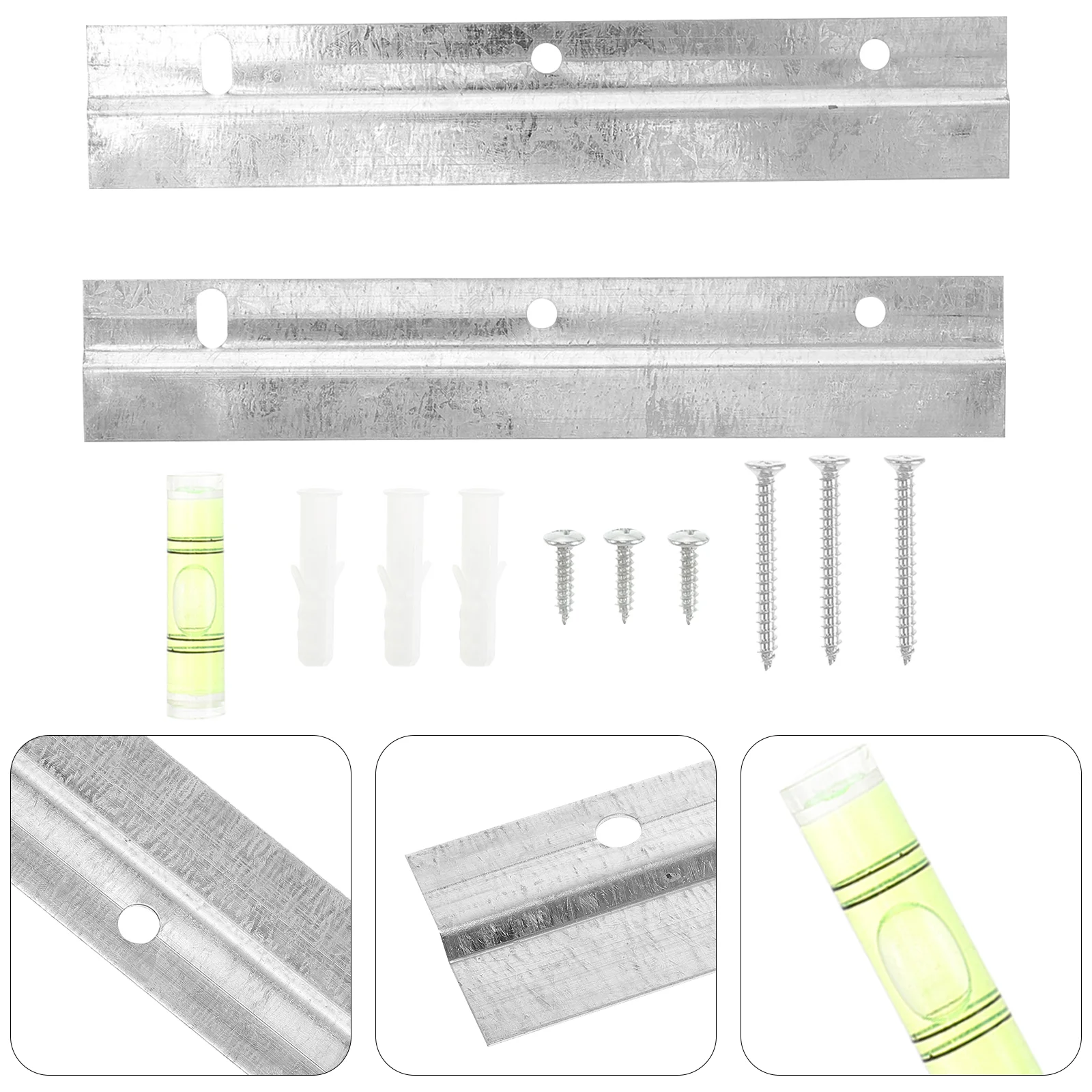 Plugs Wall Hanging Picture Frame Photo Interlocking Bracket Kits Easel Cleat Silver Iron
Plugs Wall Hanging Picture Frame Photo Interlocking Bracket Kits Easel Cleat Silver Iron