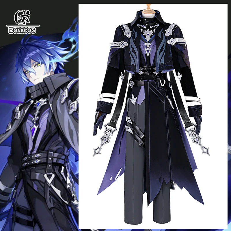 ROLECOS Game Genshin Impact Flins Косплей Костюм Shadowy Lights Stranger Wights Flins Мужской костюм Хэллоуин Ролевая вечеринка наряд
ROLECOS Game Genshin Impact Flins Косплей Костюм Shadowy Lights Stranger Wights Flins Мужской костюм Хэллоуин Ролевая вечеринка наряд