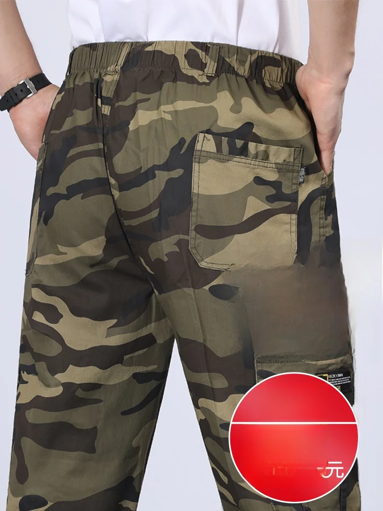Spring Summer Camouflage Work Pants Men's Workwear Long Trousers High Waist Loose Fit Labor Protection Clothes for Dad
Spring Summer Camouflage Work Pants Men's Workwear Long Trousers High Waist Loose Fit Labor Protection Clothes for Dad