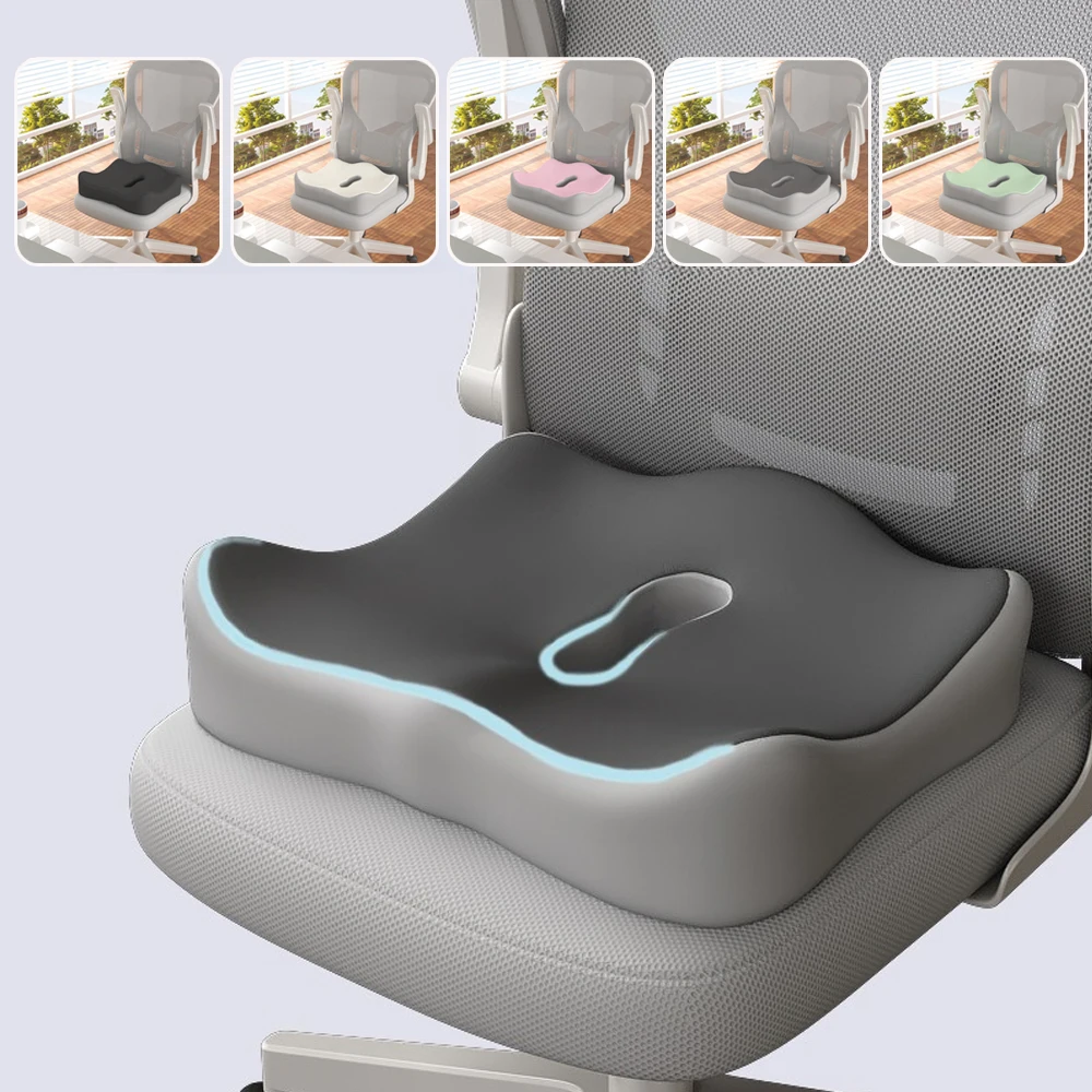 2 Style Memory Foam Seat Cushion for Home Office Chair Support with Non-Slip Base Ergonomic Hip Comfort Seat Pad Chair Cushion
2 Style Memory Foam Seat Cushion for Home Office Chair Support with Non-Slip Base Ergonomic Hip Comfort Seat Pad Chair Cushion