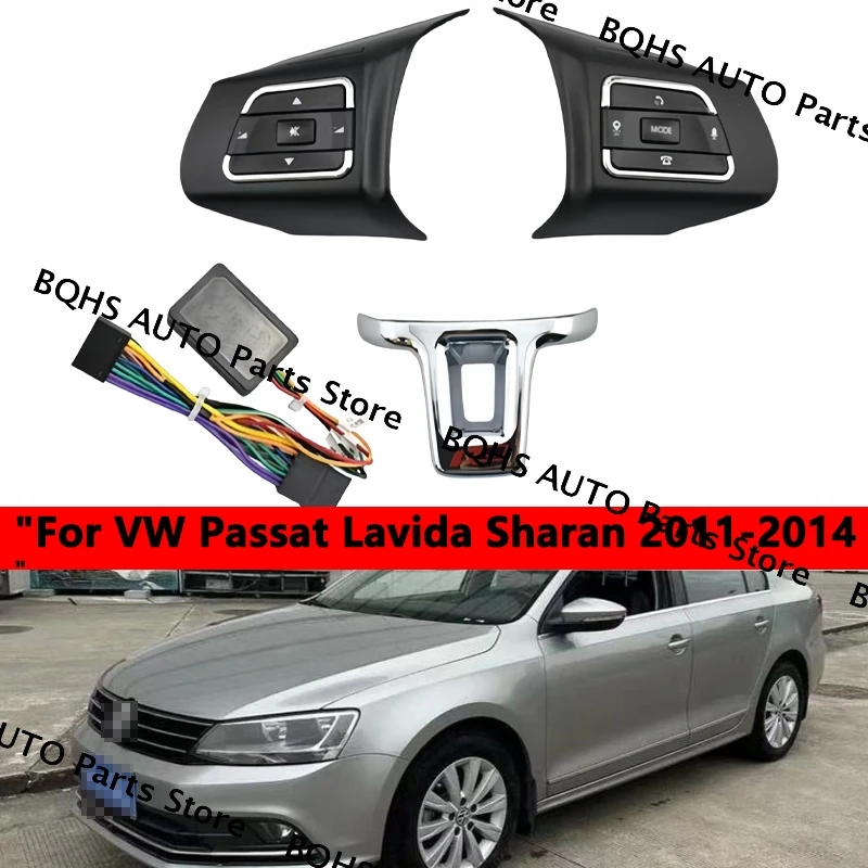 Multifunction Volume Audio Switch Button Steering Wheel Control Button Switch For VW Passat Lavida Sharan 2011 2012 2013 2014
Multifunction Volume Audio Switch Button Steering Wheel Control Button Switch For VW Passat Lavida Sharan 2011 2012 2013 2014