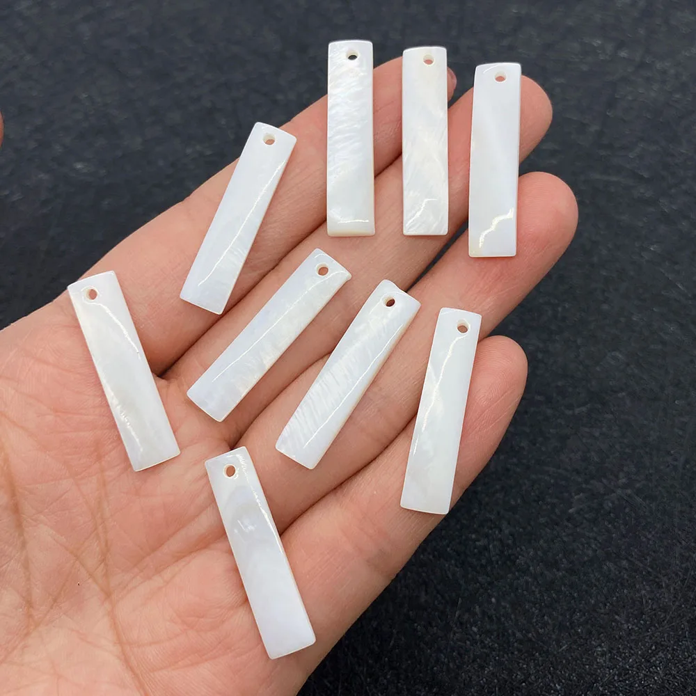 Natural Freshwater Shell Pendant Rectangle Mother of Pearl Shell Charms for Jewelry Making DIY Earrings Necklace Accessories
Natural Freshwater Shell Pendant Rectangle Mother of Pearl Shell Charms for Jewelry Making DIY Earrings Necklace Accessories