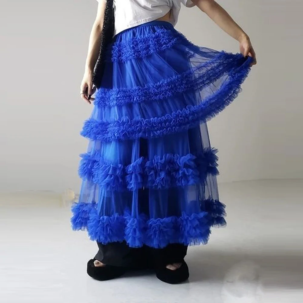 Ruffles Tulle Royal Blue Skirt Tiered Ruffles Prom Skirt Tulle Gown Under Petticoat A Line Party Outfit Custom Color
Ruffles Tulle Royal Blue Skirt Tiered Ruffles Prom Skirt Tulle Gown Under Petticoat A Line Party Outfit Custom Color