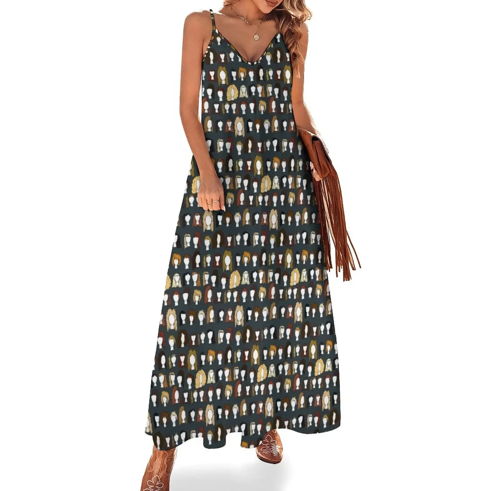 80's Hair Sleeveless Dress summer women's dress 2025 dresses for official occasions Dress
80's Hair Sleeveless Dress summer women's dress 2025 dresses for official occasions Dress