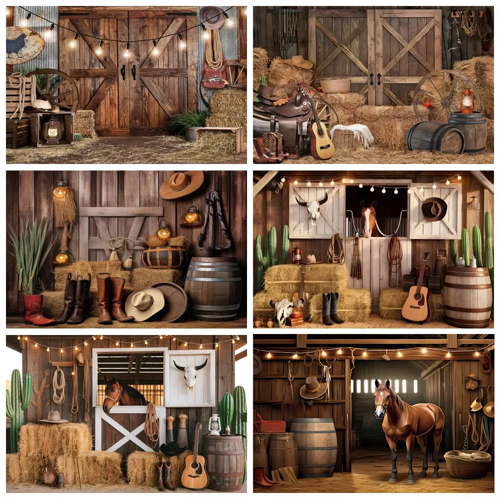 Western Cowboy Photography Backdrop West Rustic Farm Barn Wooden House Bale Wheel Baby Shower Portrait Background Photo Studio
Western Cowboy Photography Backdrop West Rustic Farm Barn Wooden House Bale Wheel Baby Shower Portrait Background Photo Studio
