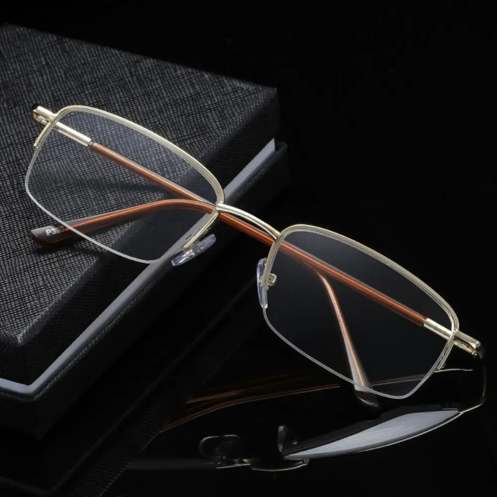 Portable Eye Protection Reading Glasses Ultralight Metal Square Eyeglasses Hyperopia Glasses Men Women
Portable Eye Protection Reading Glasses Ultralight Metal Square Eyeglasses Hyperopia Glasses Men Women